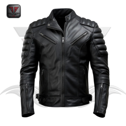 MEN'S PUFFER LEATHER JACKET