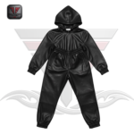 MEN'S OVERSIZED LEATHER TRACKSUIT