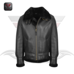 MEN'S BOMBER LEATHER JACKET