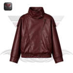 WOMEN'S OVERSIZED LEATHER JACKET