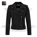 WOMEN'S SUEDE LEATHER JACKET