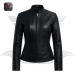 WOMEN'S SLIM FIT LEATHER JACKET