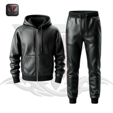 MEN'S CLASSIC LEATHER TRACKSUIT