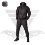 MEN'S ATHLETIC LEATHER TRACKSUIT