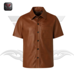 MEN'S LEATHER SHIRT