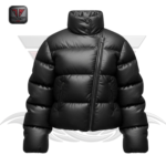 WOMEN'S PUFFER LEATHER JACKET
