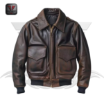 WOMEN'S AVIATOR LEATHER JACKET