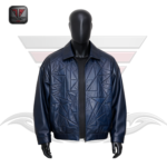 MEN'S BOMBER LEATHER JACKET
