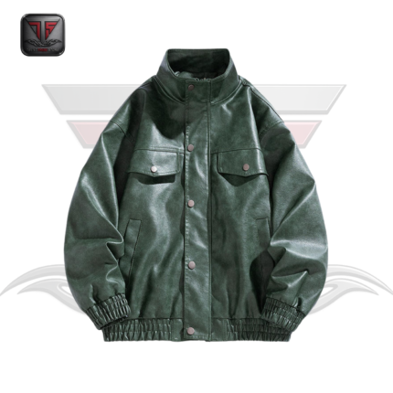 MEN'S OVERSIZED LEATHER JACKET