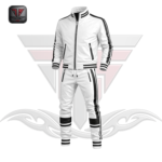 WOMEN'S SLIM FIT LEATHER TRACKSUIT