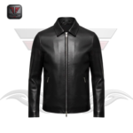 MEN'S MESH LEATHER JACKET
