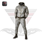 MEN'S ATHLETIC LEATHER TRACKSUIT