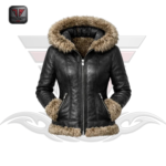 WOMEN'S FUR LEATHER JACKET