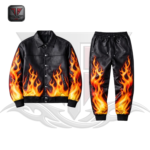 WOMEN'S CLASSIC LEATHER TRACKSUIT