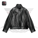 WOMEN'S OVERSIZED LEATHER JACKET