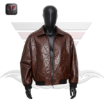 MEN'S BOMBER LEATHER JACKET
