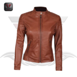 WOMEN'S FASHION LEATHER JACKET