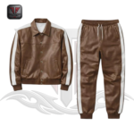 WOMEN'S CLASSIC LEATHER TRACKSUIT
