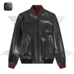 WOMEN'S VARSITY LEATHER JACKET