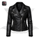 WOMEN'S SLIM FIT LEATHER JACKET