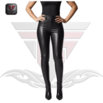 WOMEN'S HIGH-WAIST LEATHER JOGGER