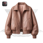 WOMEN'S OVERSIZED LEATHER JACKET